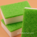 Error de color de color de esponja de limpieza de melamina